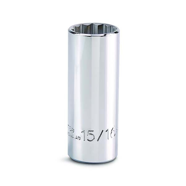 PROTO - 1/2" Drive Deep Socket, 15/16", 12 Point