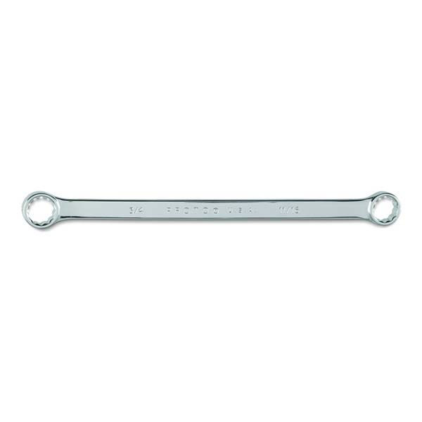 PROTO - Full Polish Double Box Wrench, 11/16" x 3/4", 12 Point