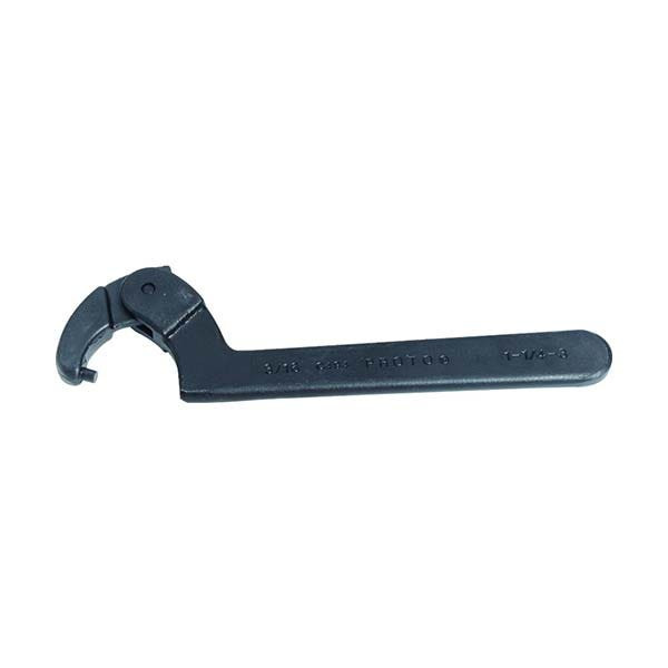 PROTO - Adjustable Pin Spanner Wrench, 4-1/2" to 6-1/4", 3/8" Pin