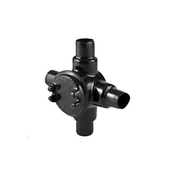 ITCC - PVC Coated Conduit Outlet Box, Explosion Proof, GUAX 3/4", with 6 Way T-Block
