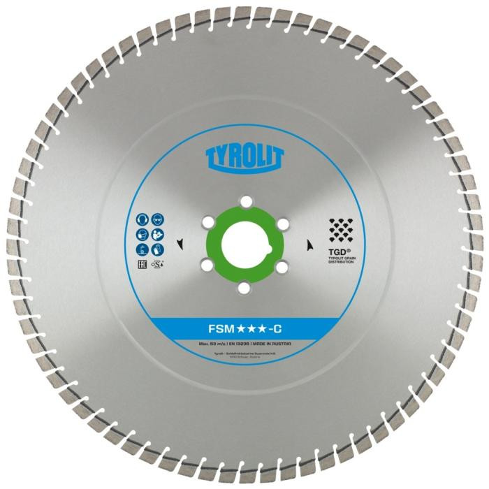 TYROLIT, Floor Saw Blade, 1200 x44 x 25.4 MM