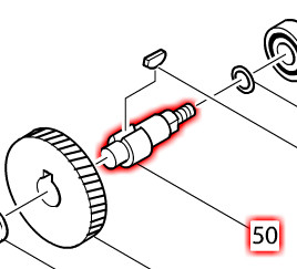 Spindle, For 5016B