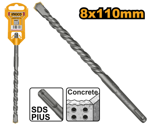 SDS Plus Hammer Drill Bit 08X110 mm ريشة دريل بلك 110*8 ملم