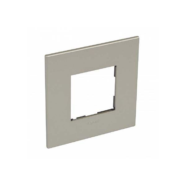 LEGRAND - Plate Arteor, BS, Square, 2 Modules, Champagne