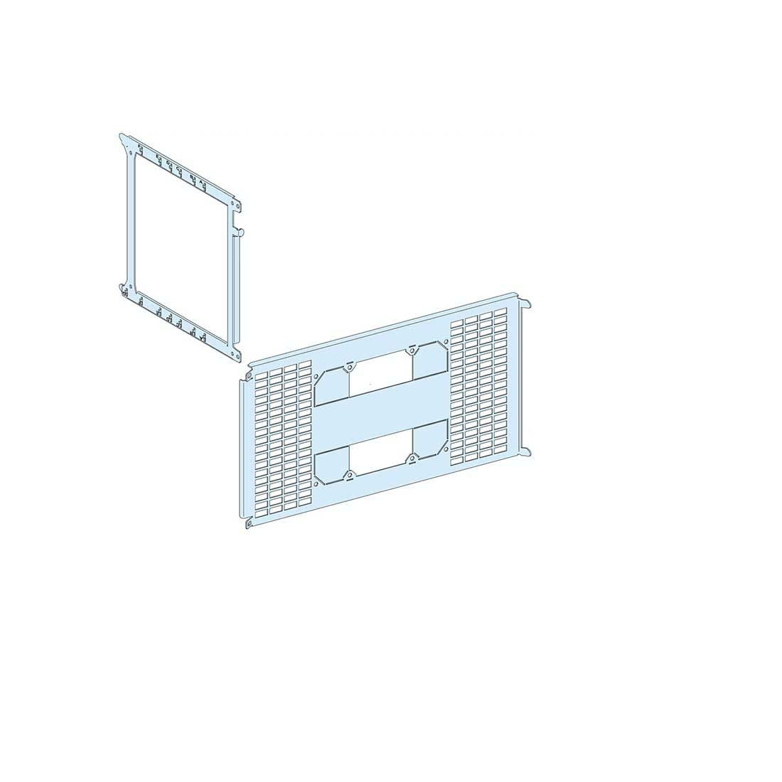 شنايدر - إكسسوار لوحة خدمة - MOUNTING PLATE FOR NS FIXED -3P/4P 1600A VERTICAL IN WIDTH 650