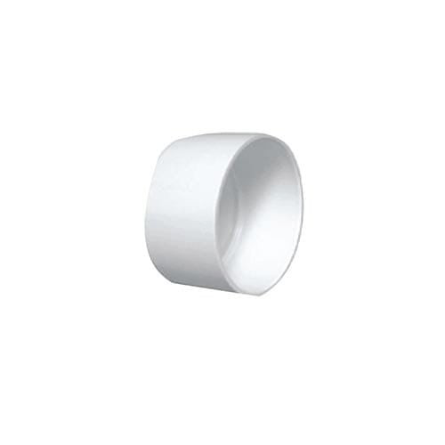 4 inch UPVC cap, white - Nypro