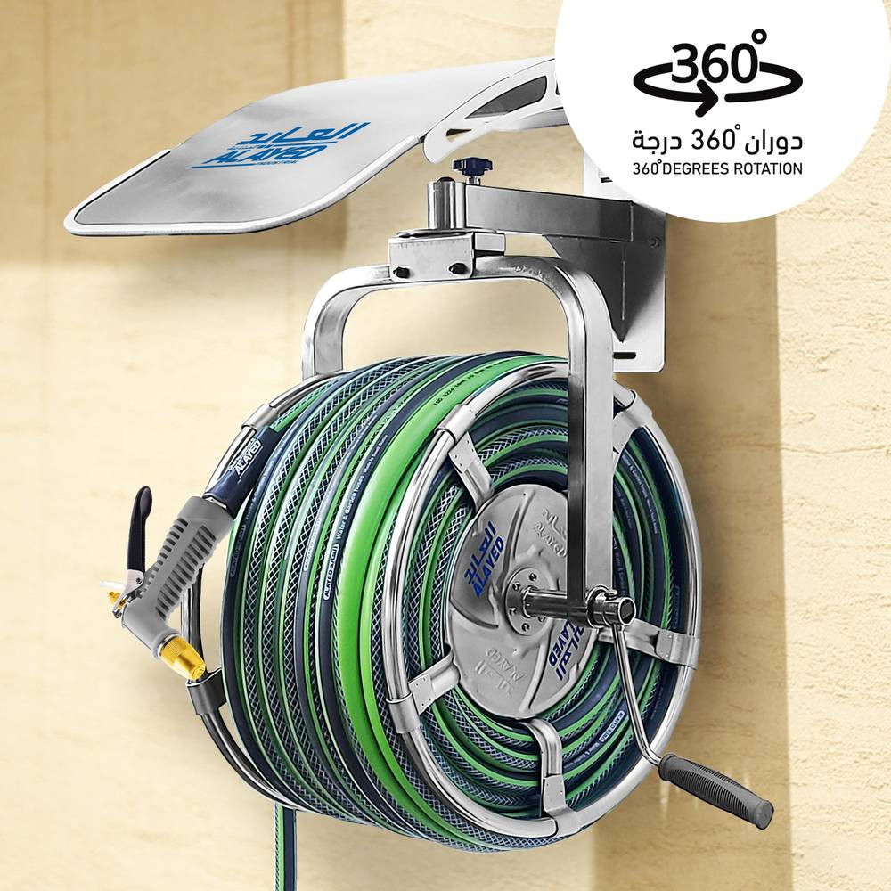 steel reel 360 degree 16mm sliver - 50meter