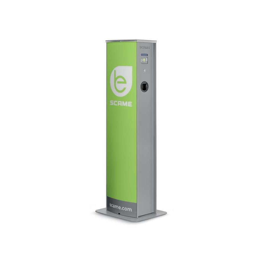 SCAME - PILLAR CA 1 SOCKET WITH LOCK - 32A 400Vac 22kW with plug/lid lock
