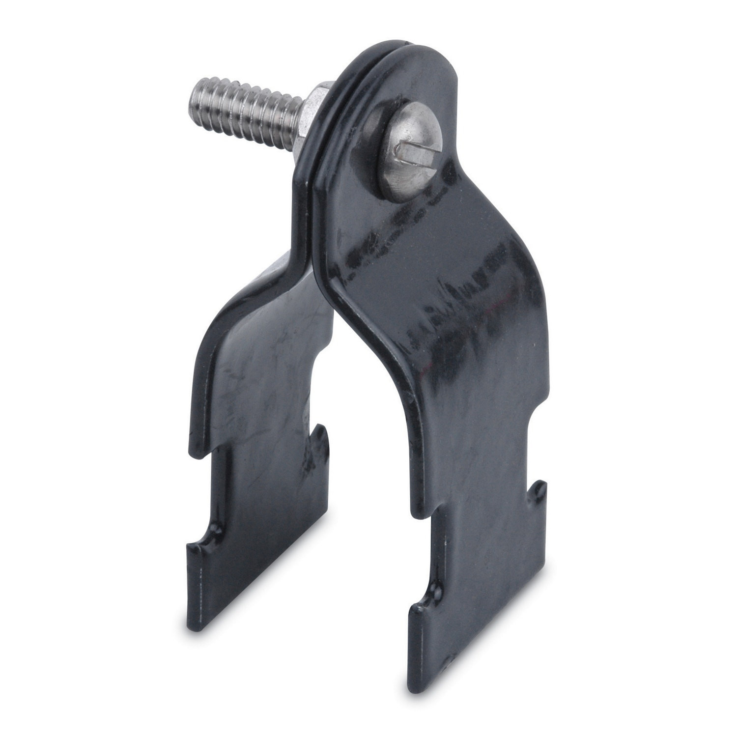 ITCC - PVC Coated Channel Clamp, Rigid, 4", with Nut & Bolt