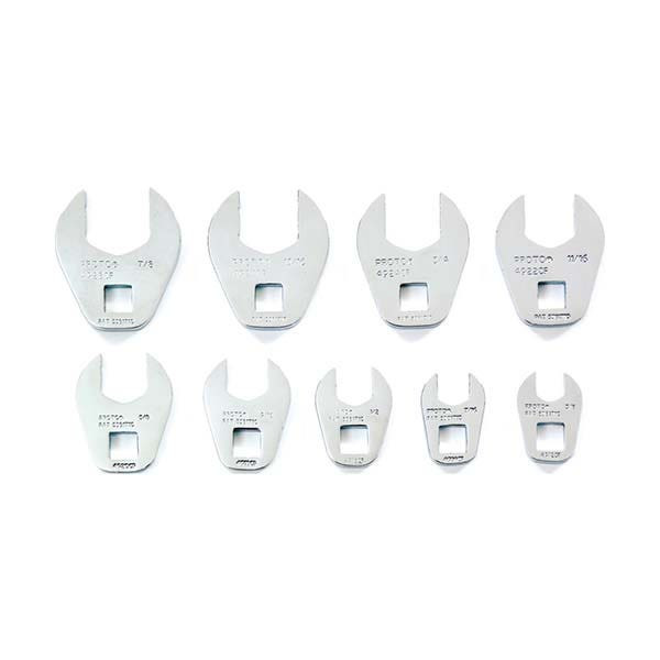 PROTO - 3/8" Drive Crowfoot Wrench Set, 9 Pieces