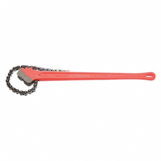 Chain Wrench, Alloy Steel, For Outside Diameter 5 in, Minimum Pipe Diameter 3 in