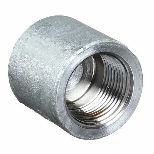 Round Cap, Forged Steel, 2Inch Pipe Size, Female NPT