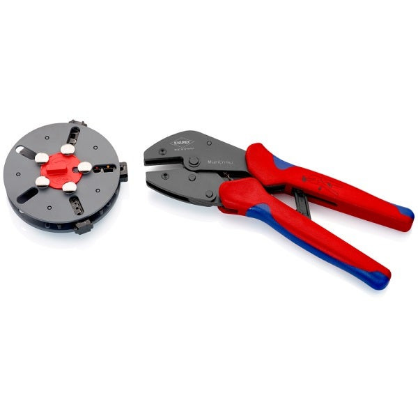 KNIPEX - Multicrimp® Lever Action Crimping Pliers with Changer Magazine, Burnished, 250 mm