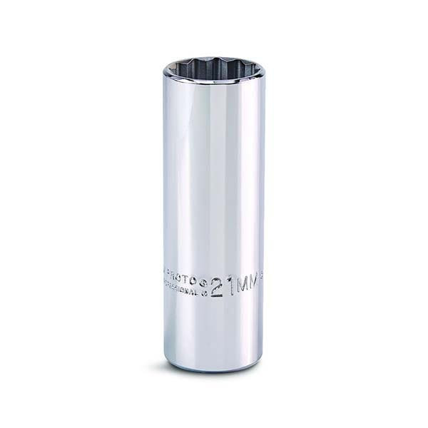 PROTO - 1/2" Drive Deep Socket, 12 mm, 12 Point