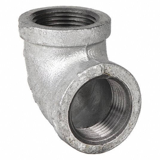 90° Elbow, Malleable Iron, 3/4Inch x 3/4Inch Pipe Size, NPT x NPT, Class 150