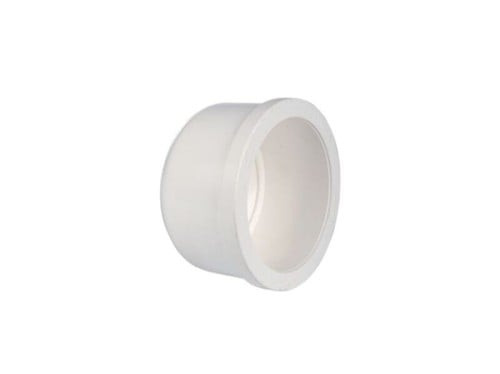 Plastic cap, 1.5 inches, light white