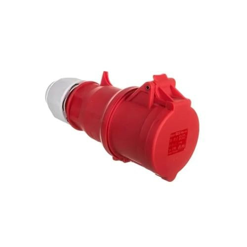 Angle industrial socket - 32 amps - 3 lines - 380 volts from Schneider