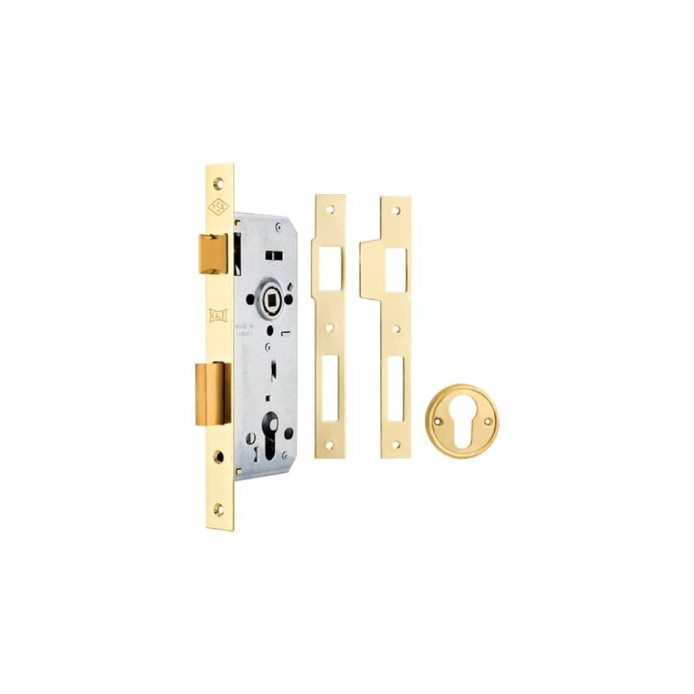 Door lock (burying) | KALE - 40 mm CYLINDER 62 mm - NICKEL