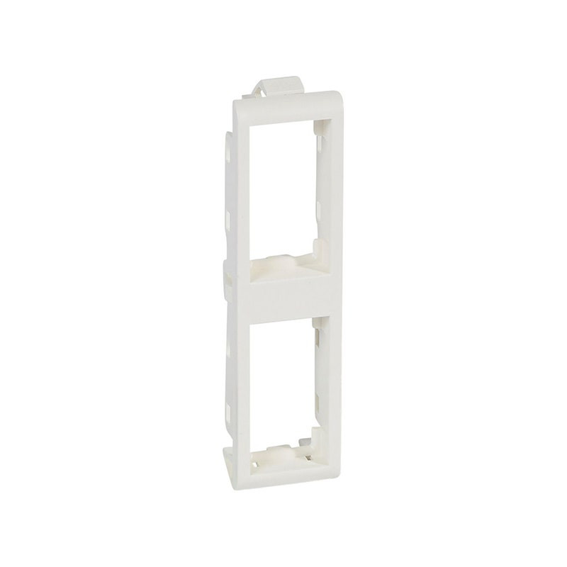 LEGRAND - Thin Wall Support Mosaic, Narrow, 2x1 Modules, Vertical, White