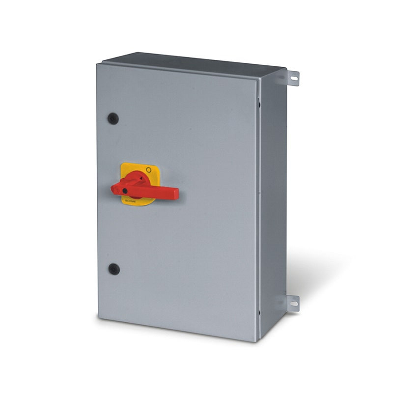 SCAME - Enclosed Switch Disconnector, 1600A, 3P, IP65, 600x1000x300mm, K6 IK10, Emergency Yellow/Red, Fire Rated F200