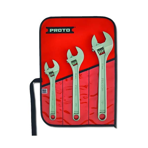 PROTO - Adjustable Wrench Set, 3 Pieces