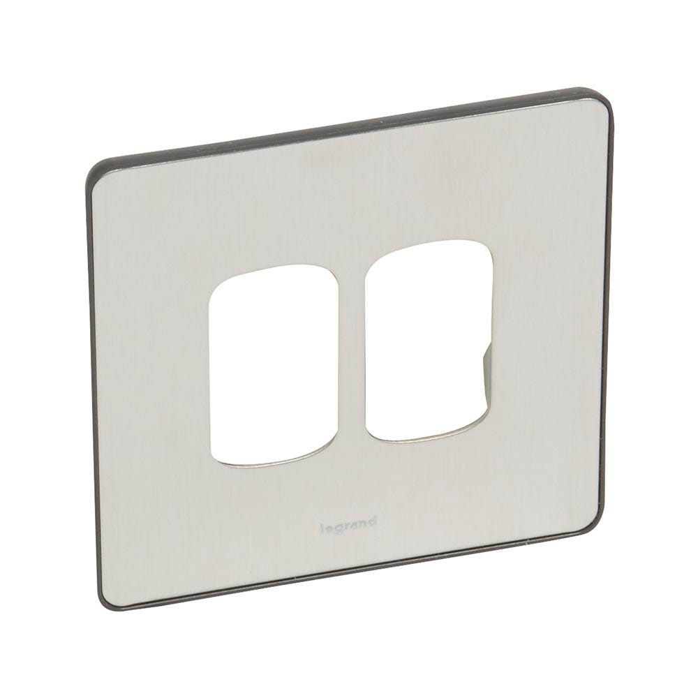LEGRAND - Front Plate Synergy, for 2 Grid Modules, 1 Gang 