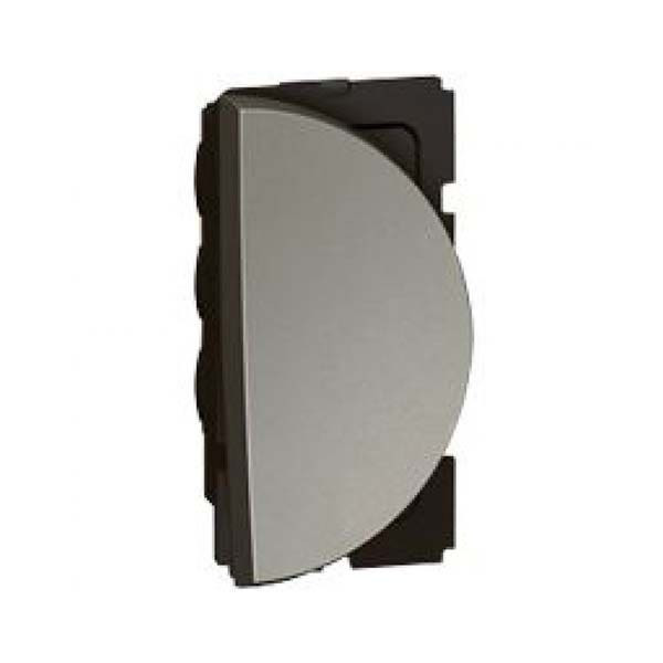 LEGRAND - 1-Way Push-Button Arteor, Round, 1 Right Module, Magnesium