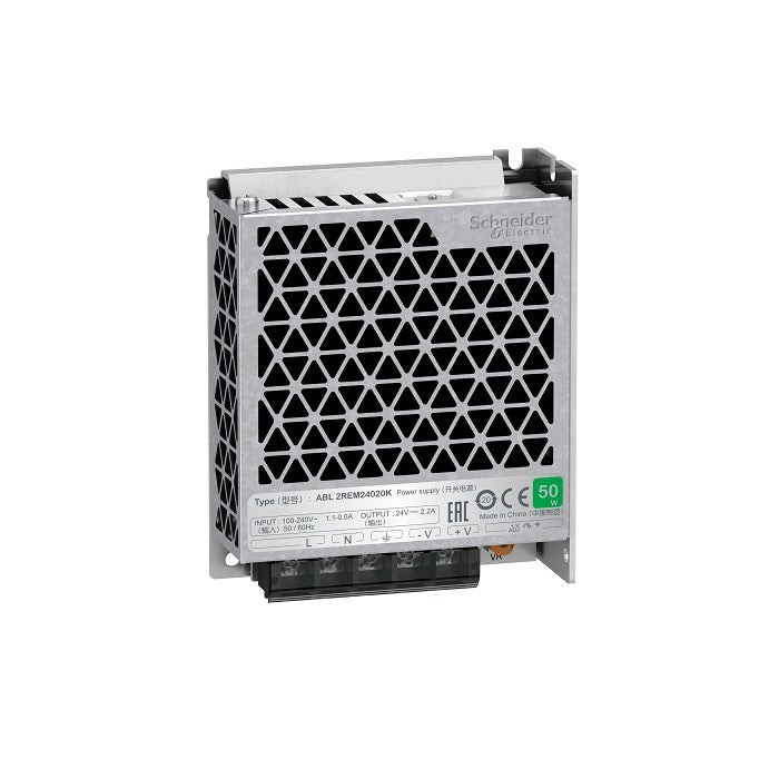 SCHNEIDER - Single Phase Power Supply, 100...240V input, 24V DC output, 53W, 2,2A