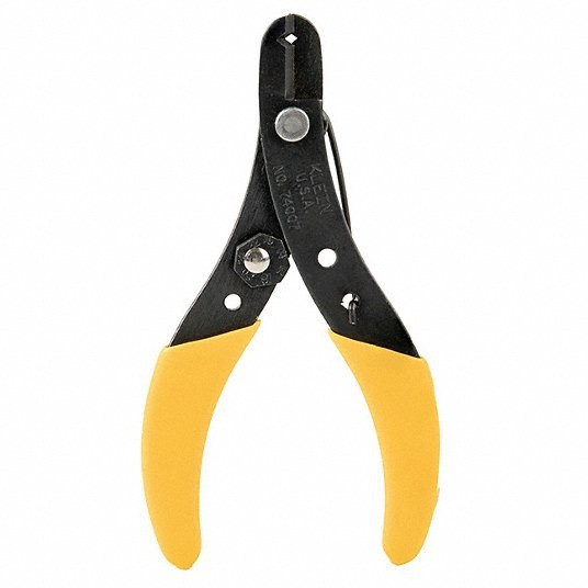 TOOLS, 5 1/8 in Solid and Stranded Adjustable Wire Stripper, 24 to 12 AWG Capacity