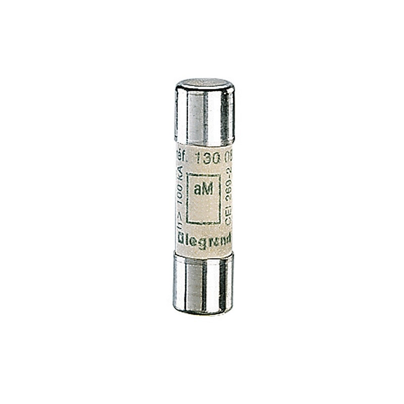 LEGRAND - Cartridge Fuse, Ceramic, aM, 1A, 10x38mm, without Indicator