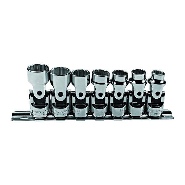 PROTO - 3/8" Drive Metric Universal Socket Set, 7 Pieces, 12 Point