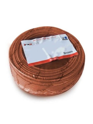 Bahra NYA Electrical Cord - 6 mm - LS0H - Brown