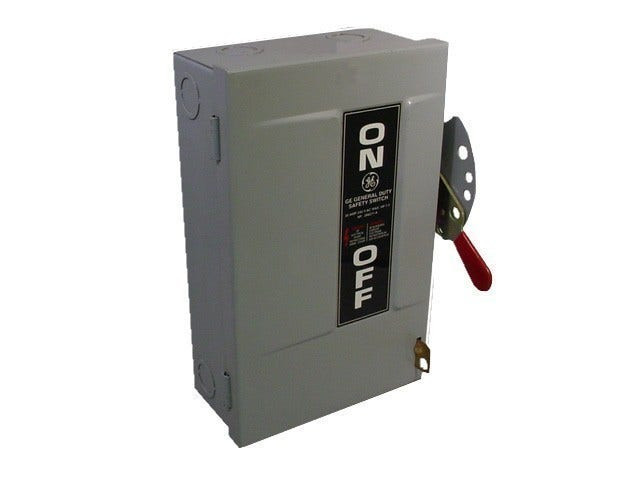 GENERAL ELECTRIC - Safety Switch, 30A 2P 240V, HD Fusible, Nema 1