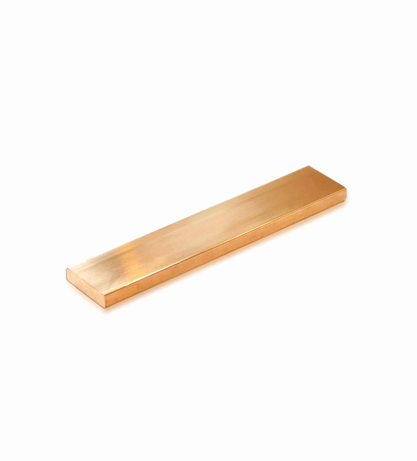 BAHRA BUSBAR - Copper Bar, 15x6mm, 4 Meters Length, Rounded Corners