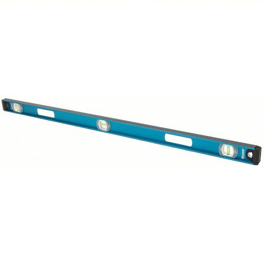 Magnetic Spirit Level, Aluminum, Overall Length 122cm, 3 Vials