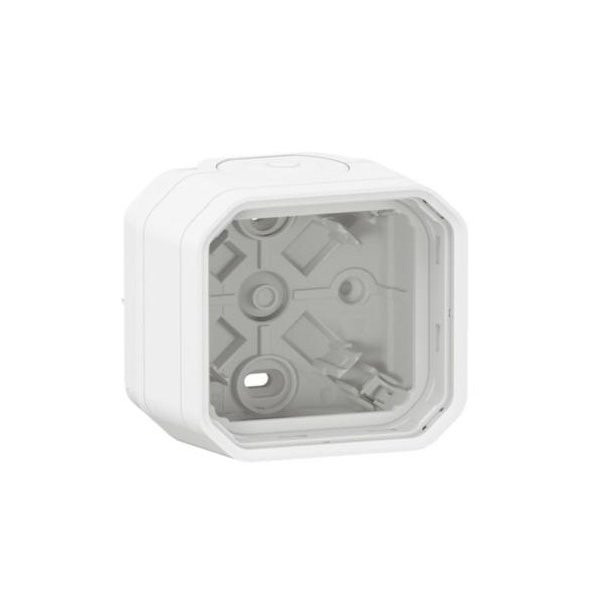 LEGRAND - Surface Box Plexo, IP55, 1 Gang, 2 Membrane Glands, 1 Entry, White