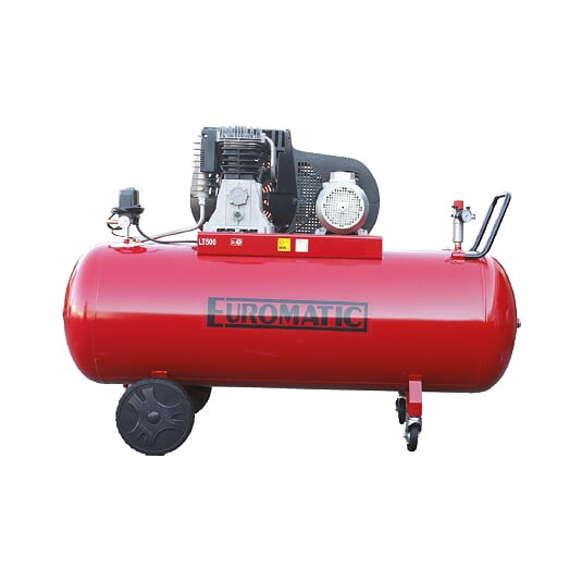 Electric Air Compressor, 270 Liters, 3HP, 2.2KW, 1Phase-220V-60HZ, Made in Italy