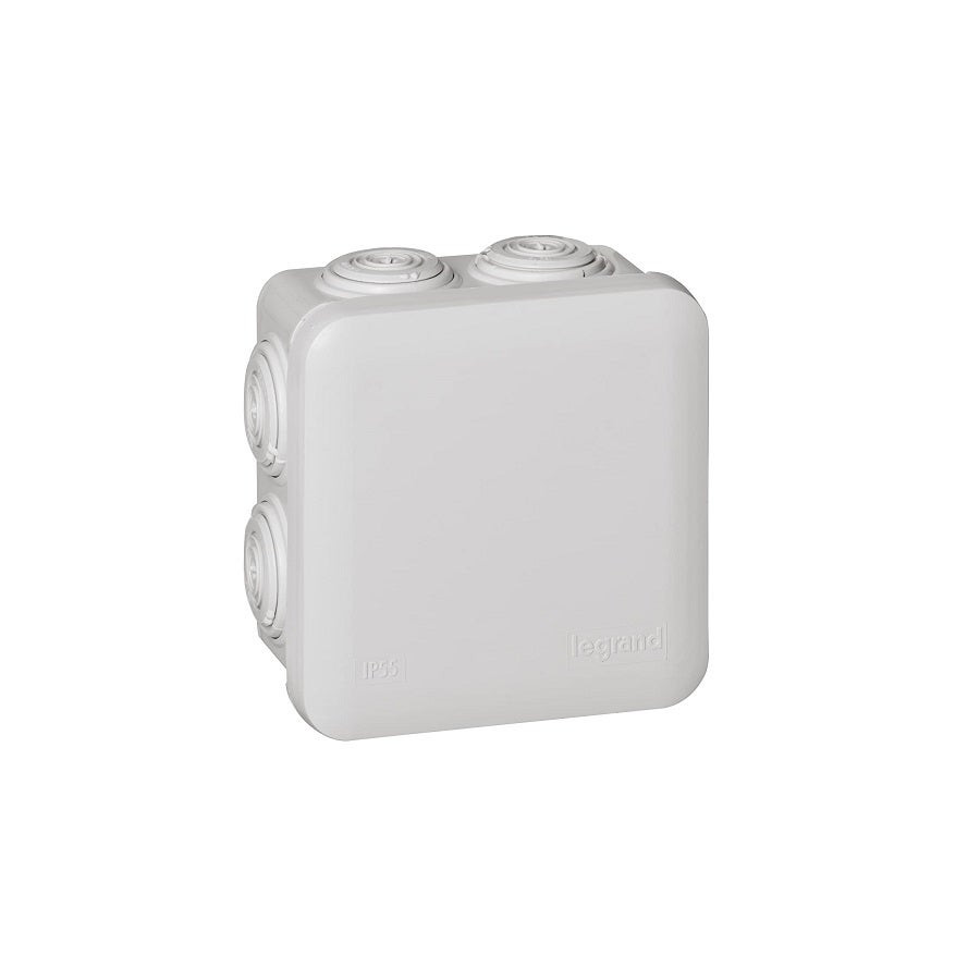 LEGRAND - Junction Box 80x80mm Grey 7 Gland