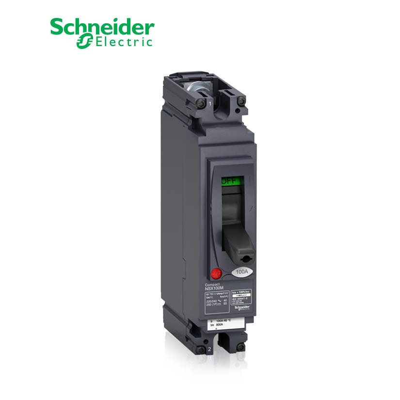 شنايدر - قاطع رئيسي 40 أمبير - ComPact NSX100M AC/DC, 1P 1d, 40kA at 240 VAC, TMD Trip Unit 40A
