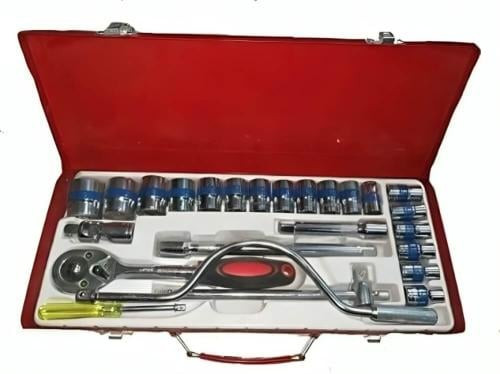 OSCO- Socket and Ratchet set -12inch-24 pieces with Box