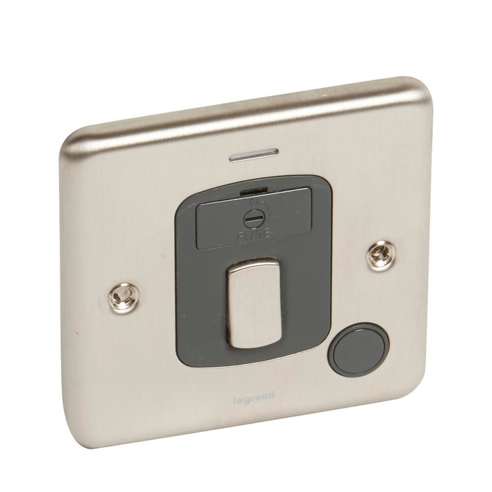 LEGRAND - Fused Connect Unit Synergy -Double Pole Switch + Cord Outlet +Led 