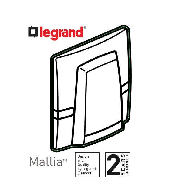 DISCONTINUED LEGRAND - Cable Outlet Mallia, 45 A, Silver