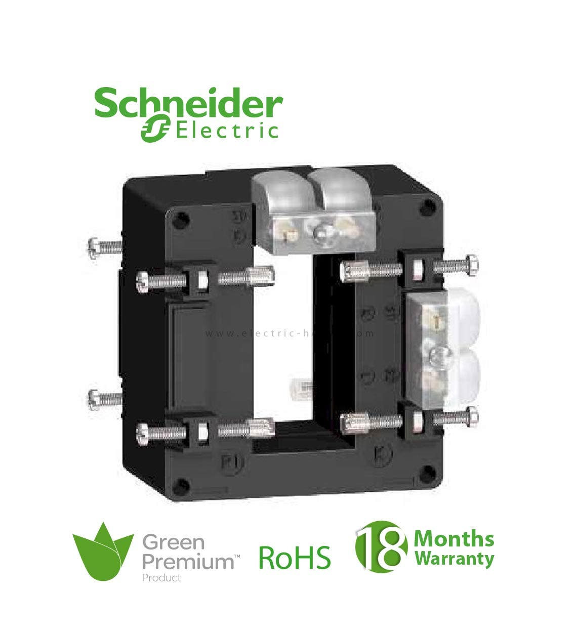 SCHNEIDER - Current Transformer Tropicalised 400 5 Double Output For Bars 32x65