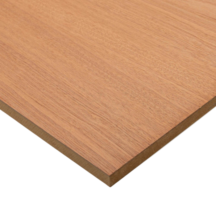 Mahogany Veneer MDF Boards - Surface: Single Face - Country of Origin: Indonesia - Thickness (mm): 6 - Length (mm): 2440 - Width (mm): 1220