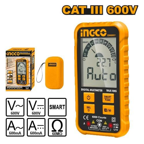 Digital Multimeter 600V LCD جهاز قياس رقمي 600 فولت شاشة