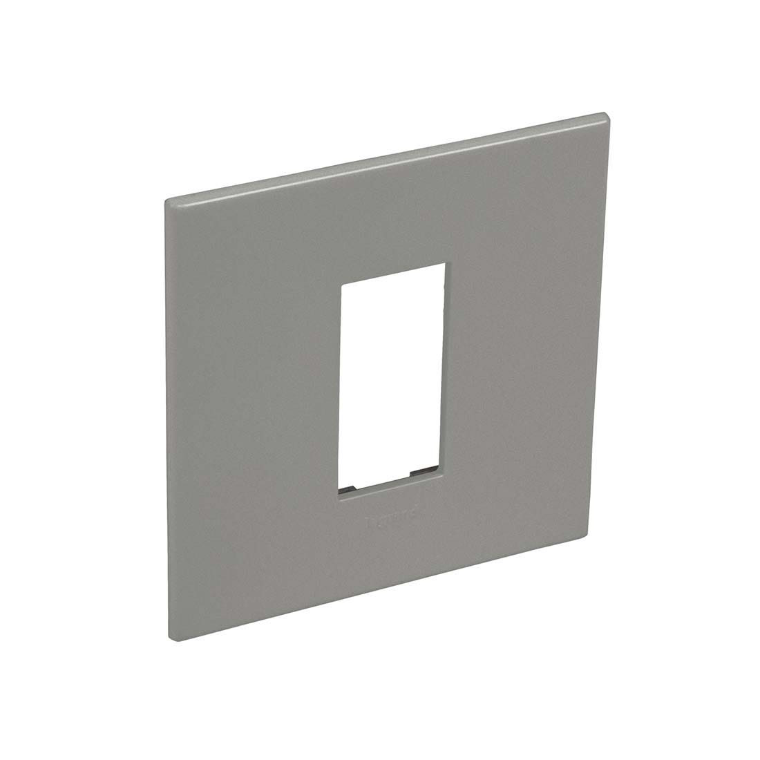 LEGRAND - Plate 1Mod Sqr BS, Magnesium Arteor