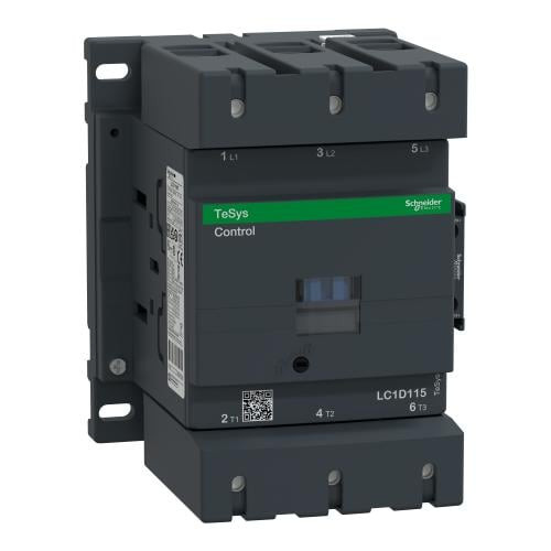 Schneider - Contactor - TeSys Deca-3P-115A/1000 V-LC1D115M7
