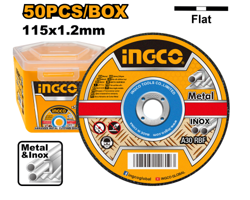 Cutting disc for metal 115(4.5")x22.2x1.2mmديسك قص حديد 4.5" 115 ملم السعر بالحبة