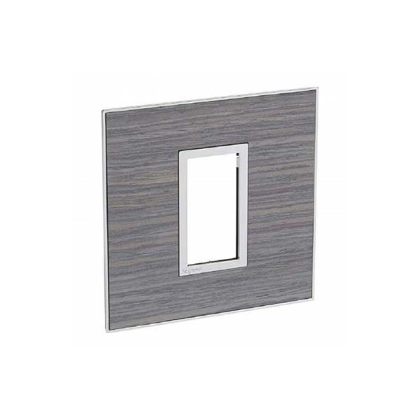 LEGRAND - Plate Arteor, BS, Square, 1 Module, Wood Grey Oak