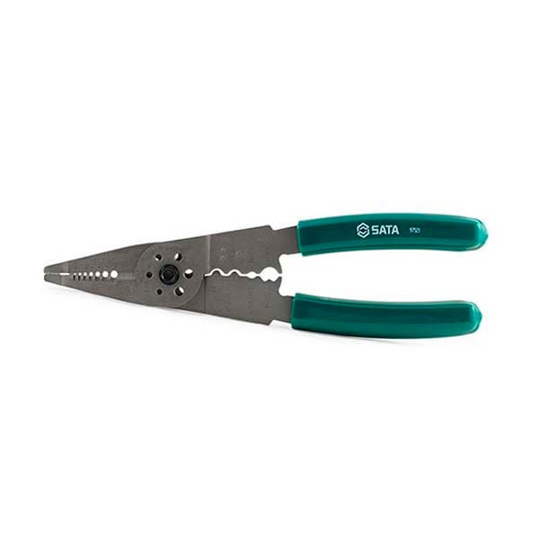 SATA - Electrical Wire Stripper and Crimper, 8"